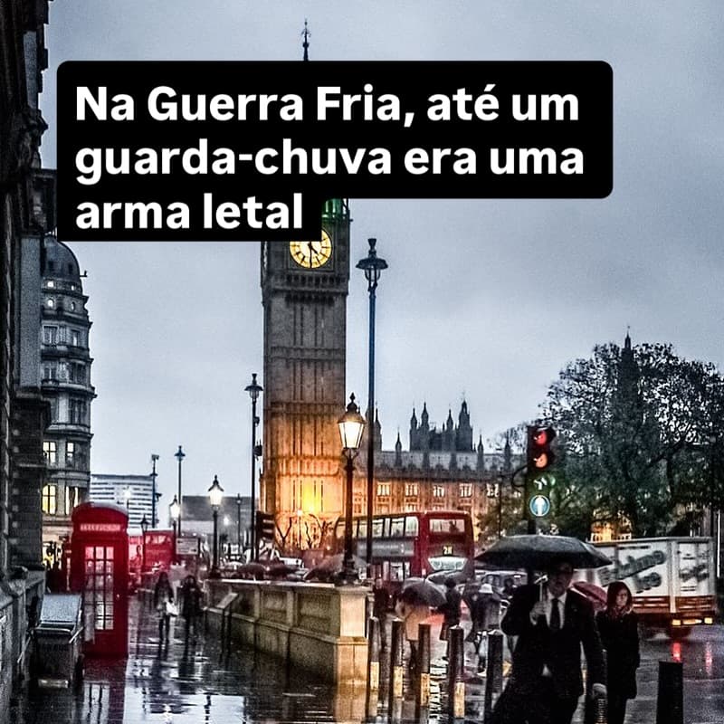 Georgi Markov era um jornalista e dissidente búlgaro que denunciava abusos do regime comunista e por isso se tornou alvo: sua voz...