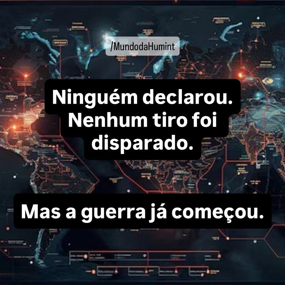 Nenhum míssil é lançado, nenhum território é ocupado. O campo de batalha é a mente humana.