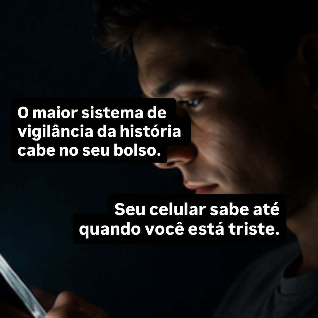 A maior espionagem moderna acontece no seu bolso. O celular deixou de ser apenas um meio de comunicação.