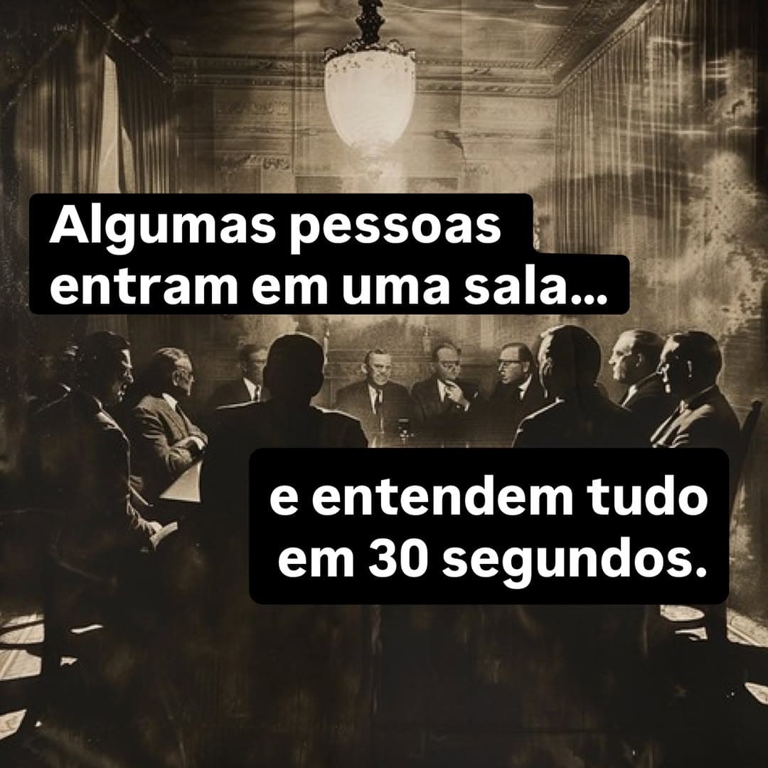 Normalmente as pessoas entram em um ambiente procurando informações. Poucas entram procurando estruturas. Essa é a diferença.
