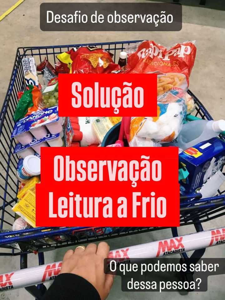 Leitura a frio é um processo de inferência comportamental baseado em sinais fragmentados. — slide 1