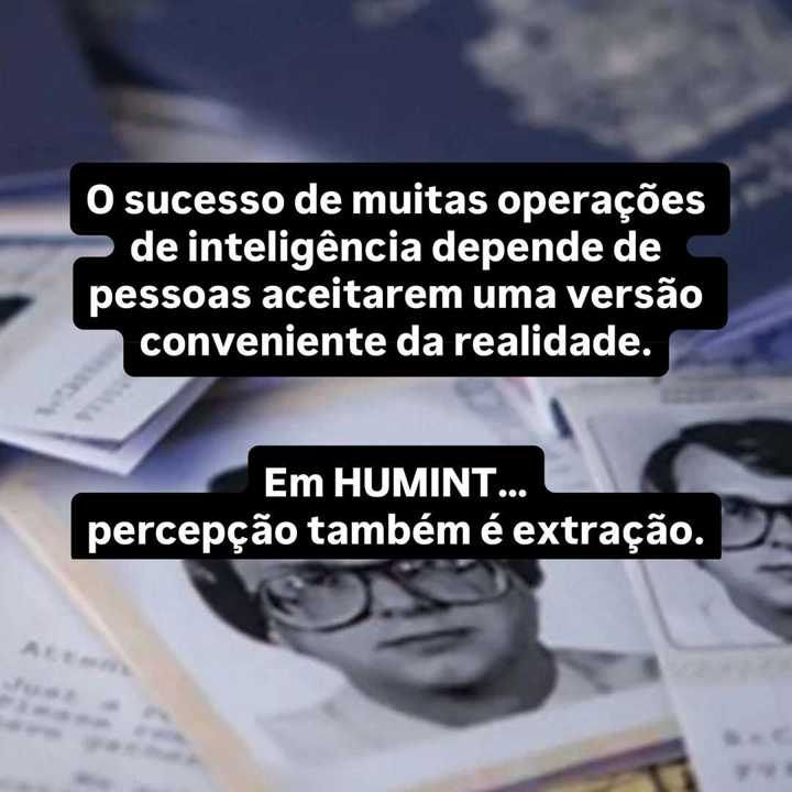 Toda operação clandestina precisa responder uma pergunta fundamental: — slide 15