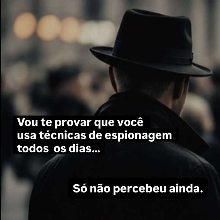 Muita gente associa HUMINT apenas à espionagem estatal. — slide 1