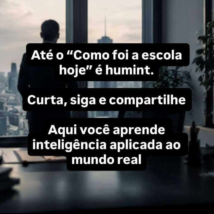 Muita gente associa HUMINT apenas à espionagem estatal. — slide 12