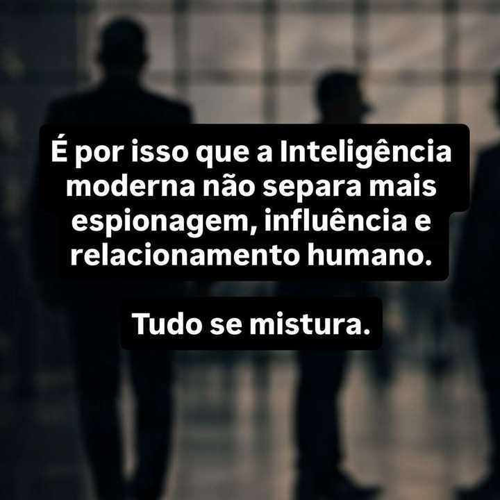 A maior parte das operações modernas de influência não depende de "super espiões". — slide 10