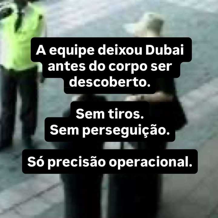 O caso de Dubai virou uma das maiores exposições públicas de uma operação clandestina... — slide 8