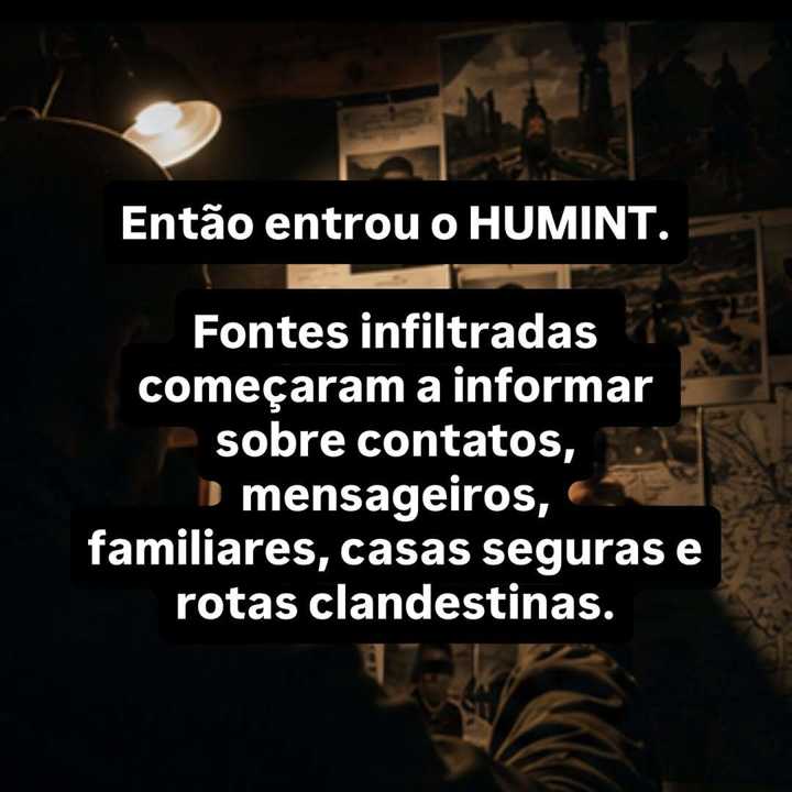 Operações especiais normalmente operam com informações obtidas pela Inteligência. — slide 6