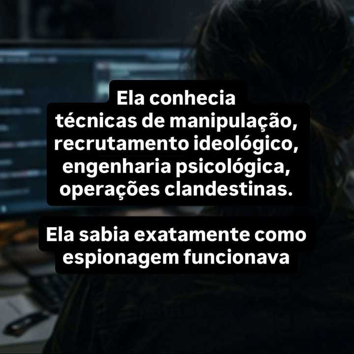 O recente caso da Monica Witt reforça o que falo com frequência, operações sofisticadas... — slide 3