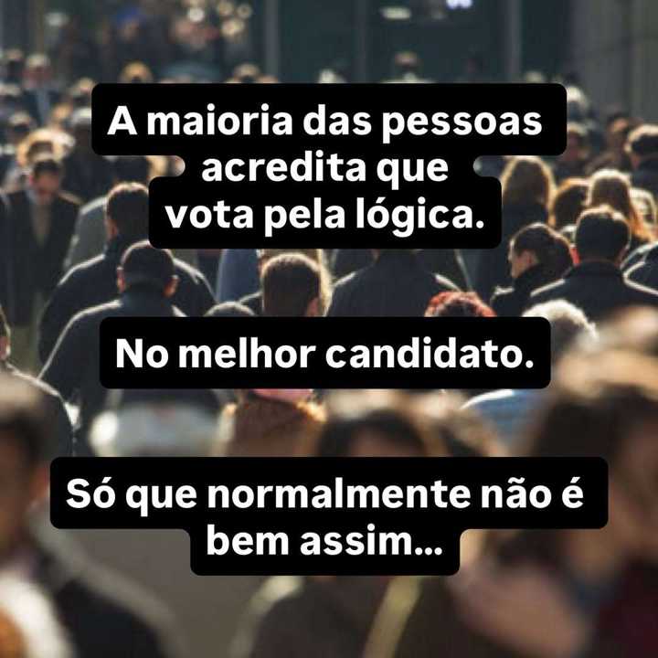Campanhas políticas do mundo inteiro já entenderam uma coisa há muito tempo que o ser... — slide 2