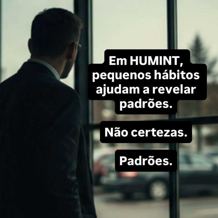 Muita gente acredita que HUMINT é apenas em interrogatórios, infiltrações ou operações... — slide 3