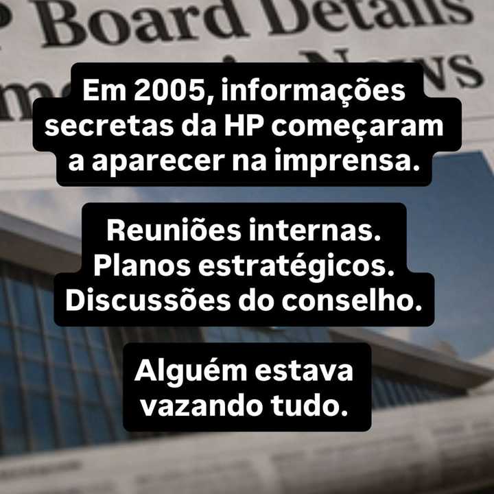 Uma investigação de inteligência corporativa sempre inicia com uma justificativa legítima. — slide 2