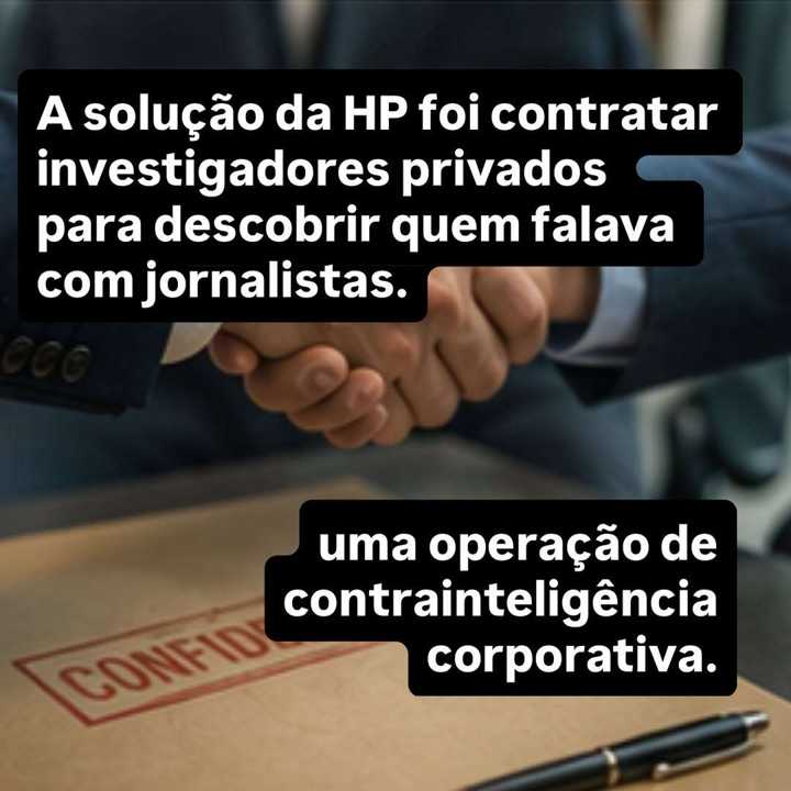 Uma investigação de inteligência corporativa sempre inicia com uma justificativa legítima. — slide 4