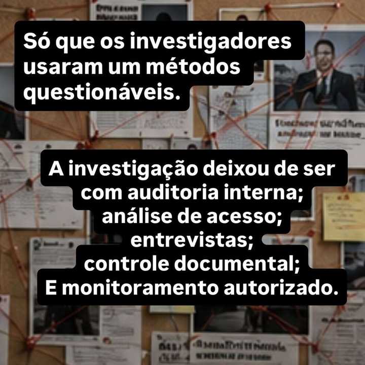 Uma investigação de inteligência corporativa sempre inicia com uma justificativa legítima. — slide 5