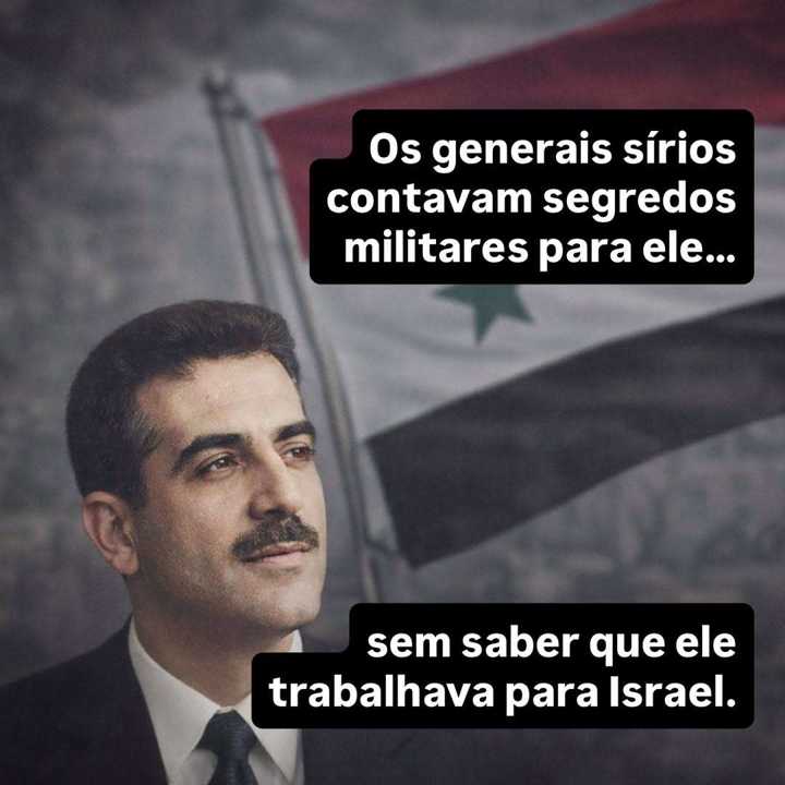 Muita gente olha para o caso Eli Cohen e pensa que a operação começou em Damasco. — slide 1