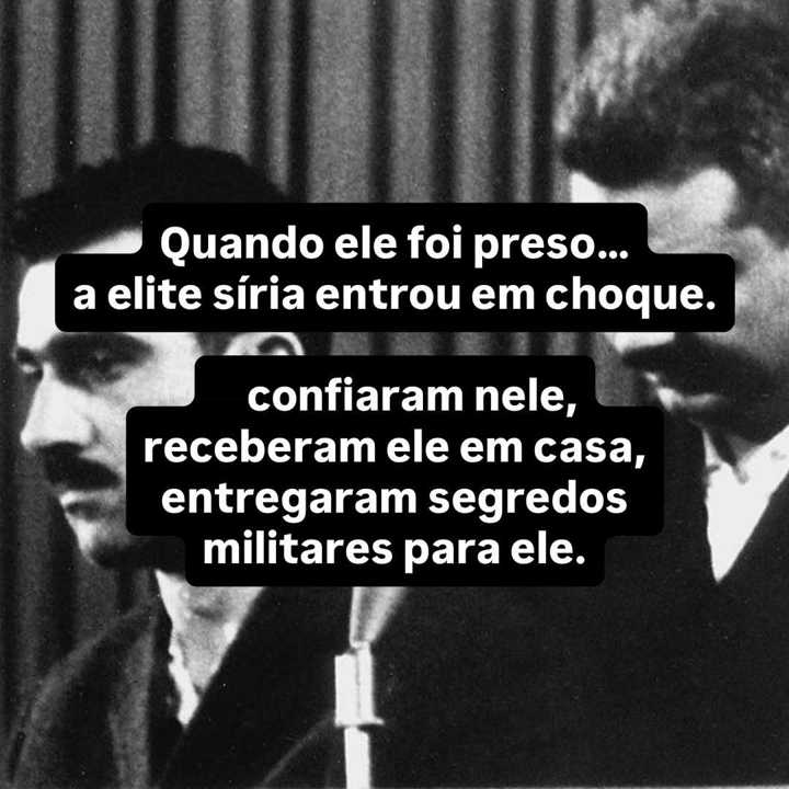 Muita gente olha para o caso Eli Cohen e pensa que a operação começou em Damasco. — slide 11