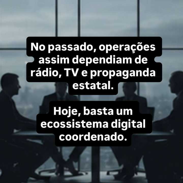 As reportagens mostraram como uma rede privada de influência pode operar de maneira... — slide 9
