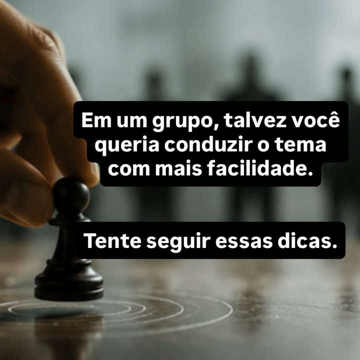 Com frequência as reuniões são espaços de condução psicológica. — slide 2