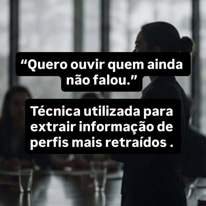 Com frequência as reuniões são espaços de condução psicológica. — slide 6