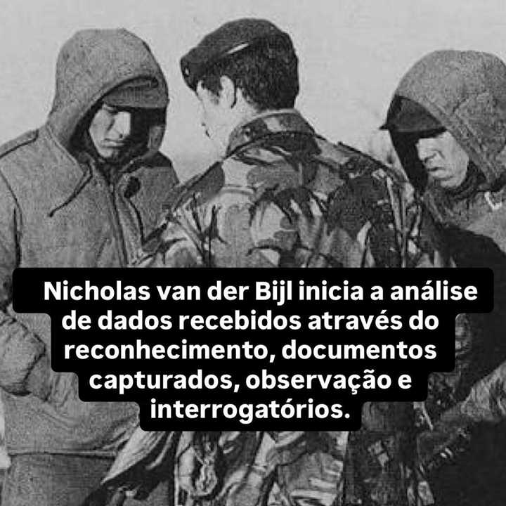 Em 1982, britânicos operavam no outro lado do planeta, com comunicação limitada, poucas... — slide 4