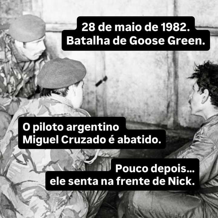 Em 1982, britânicos operavam no outro lado do planeta, com comunicação limitada, poucas... — slide 5