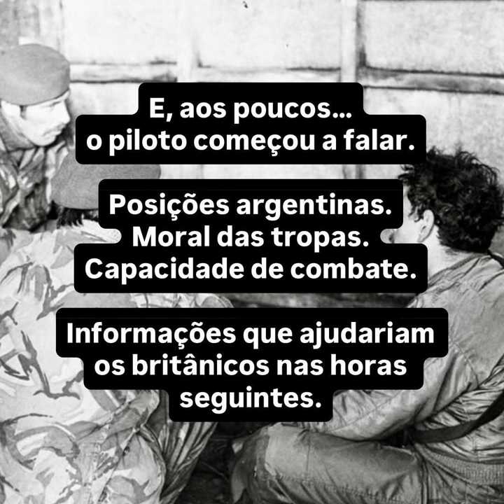 Em 1982, britânicos operavam no outro lado do planeta, com comunicação limitada, poucas... — slide 6