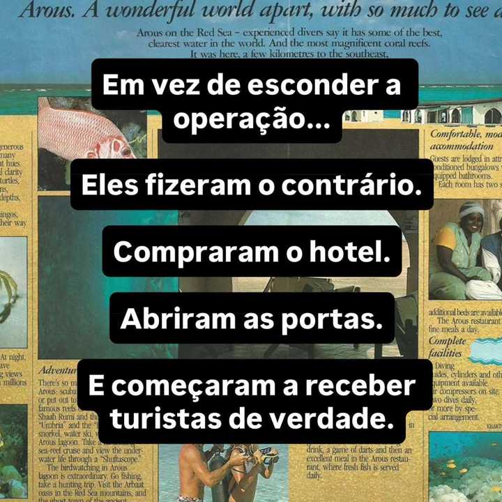 Nenhuma cobertura funciona sozinha. Nenhuma identidade falsa opera isoladamente. — slide 5