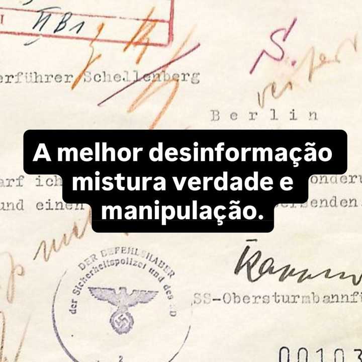 Desinformação não é simplesmente mentir. — slide 9