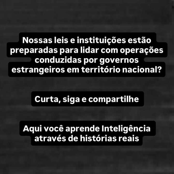 Uma parte importante da atividade de inteligência moderna gira em torno de pessoas. — slide 14