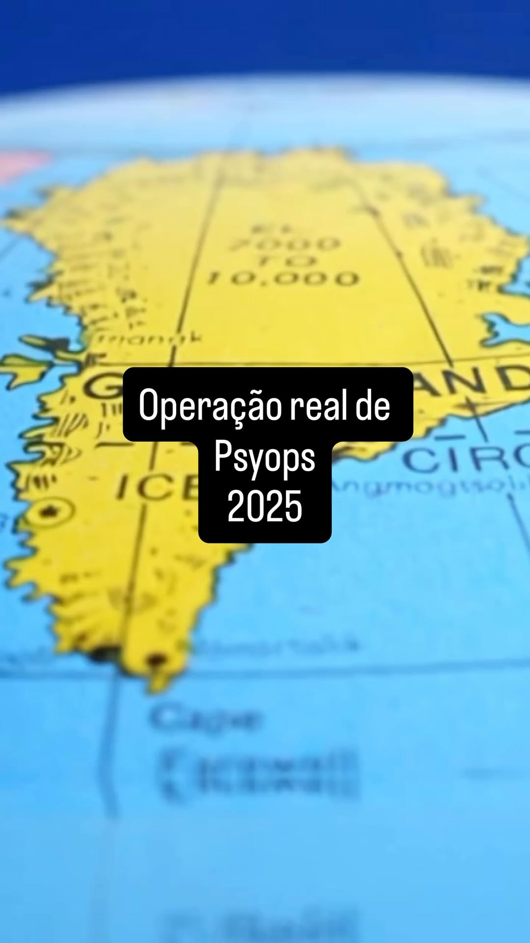 PsyOps não são teoria. A Groenlândia é o exemplo real.